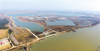 图为上海市金泽水库.资料图片